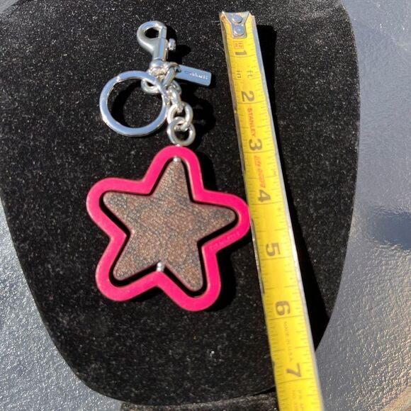 Coach Spinning Star Bag Key Ring Charm - Picture 6 of 13